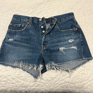Levi’s 501 Cutoff Denim Shorts